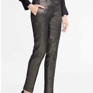 Ann Taylor Metallic Dress pants - 10T